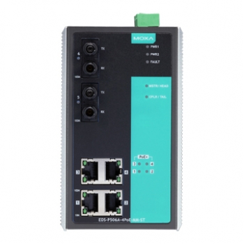 Коммутатор EDS-P506A-4PoE-MM-ST