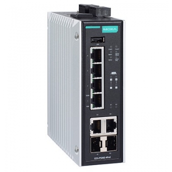 Коммутатор EDS-P506E-4PoE-2GTXSFP-T Коммутатор EDS-P506E-4PoE-2GTXSFP-T
